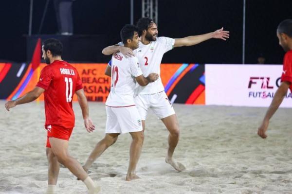 صعود تیم ملی فوتبال ساحلی به جام جهانی با فزونی پرگل مقابل بحرین